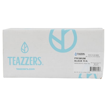 Teazzers Black Tea Premium 2 oz., PK48 TEA-TZ-U2-BK02